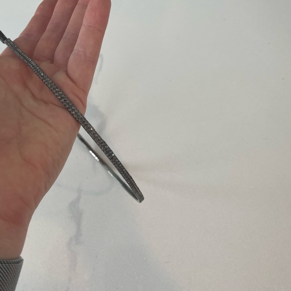 Gun metal jewelled hair band - Picture 3 of 3